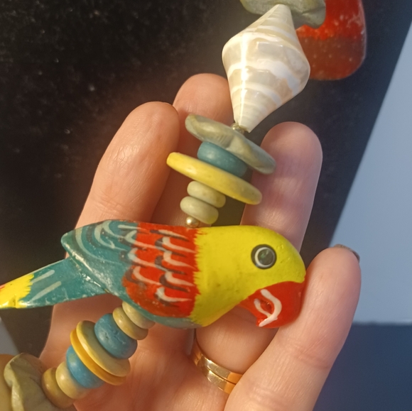 Colorful Parrot Necklace - Picture 4 of 15